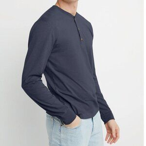 Hanes Long Sleeve Henley Shirt Mens Originals Ringspun Cotton Three Button 2XL